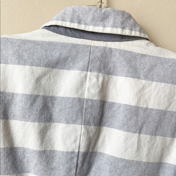 Merona Blue and White Striped Blazer - Picture 12 of 16